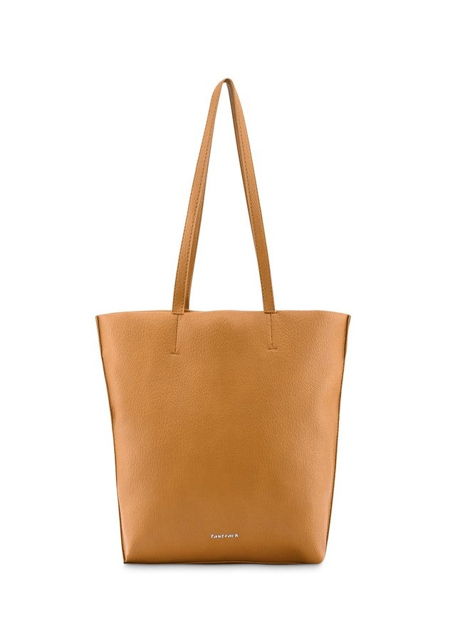 Fastrack Tan Tote Bag for Women - Image 1